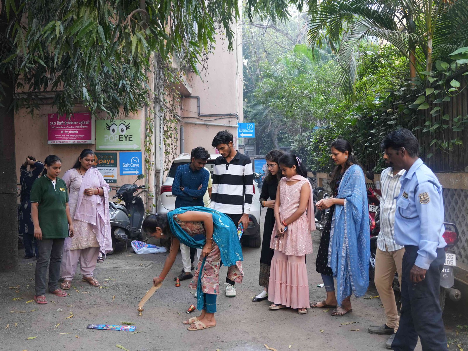 Diwali Celebration at Golden Papaya - Social media marketing agency in Koregaon Park